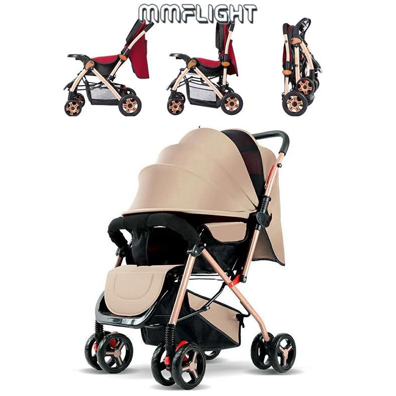 Mmflight Stroller Bayi Lipat Travelling Stroller Baby 2 Arah Kereta Dorong Bayi 0-3 Tahun