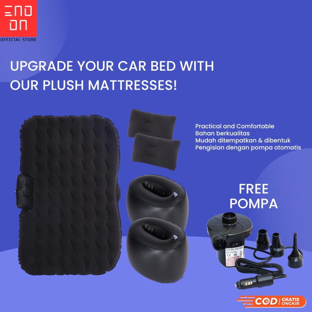Matras Mobil Angin Jok Belakang - Kasur Mobil Portable Tebal Nyaman - Tempat Tidur Mobil Praktis