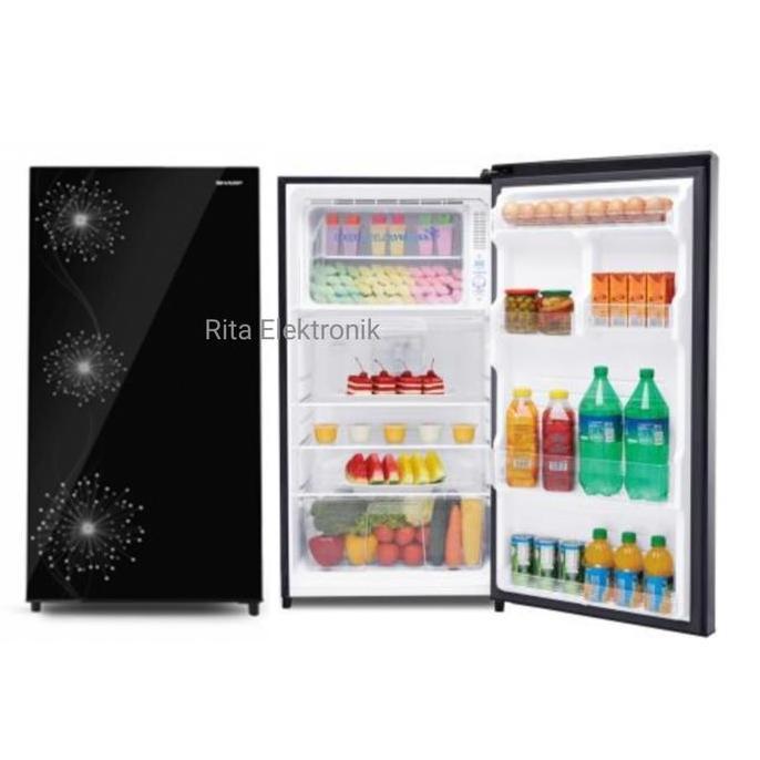 KULKAS SHARP 1 PINTU SJ X197W DOUBLE FREEZER