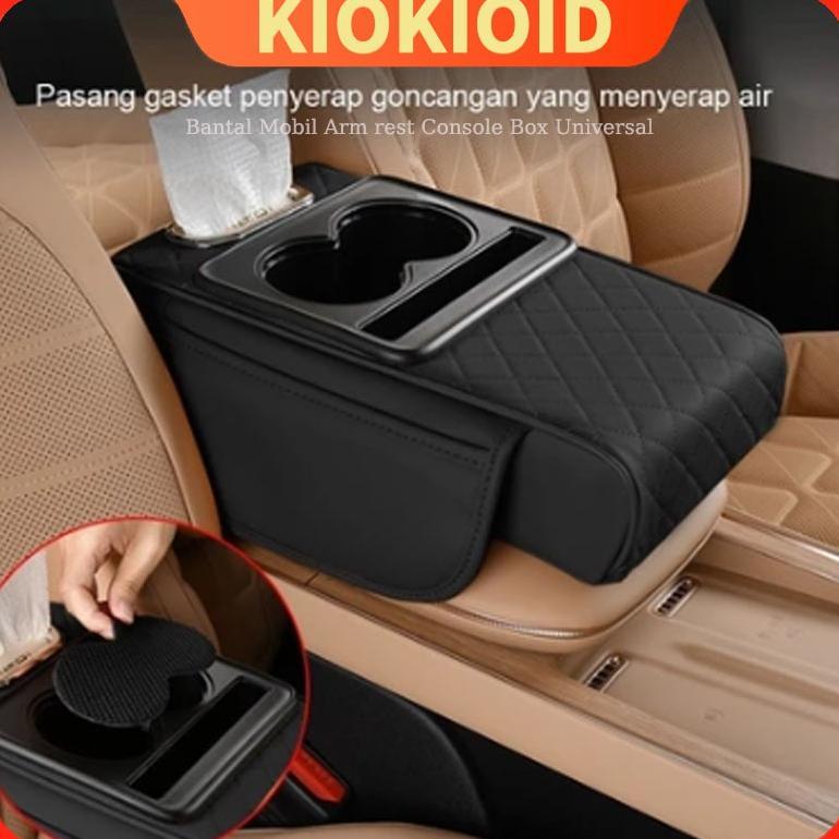 Console Box Storage/4 In 1 Armrest Pad Mobil Kotak Tisu Mobil Tempat Botol /Kotak Tisu Mobil/Storage