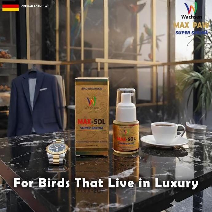 Britis- Max - Sol Suplemen Vitamin Protein Semua Jenis Burung Murai Lovebird Kenari Cucak Ijo Jalak