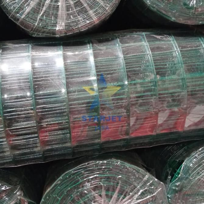 Ram Jaring Mesh Kawat Loket Hijau Pagar PVC Rooster Dinding Kandang Kurungan Sangkar Ayam Bangkok Bu