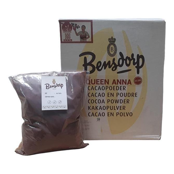 Coklat bubuk dark chocolate cocoa powder premium kiloan Bensdrop Bensdorp Susu 250gr 500gr 1kg