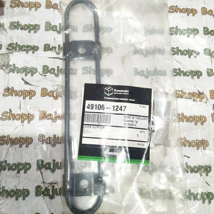 Breket Braket Tameng Pelindung Knalpot Ninja 150 Rr Ori Ori Kmi Restock