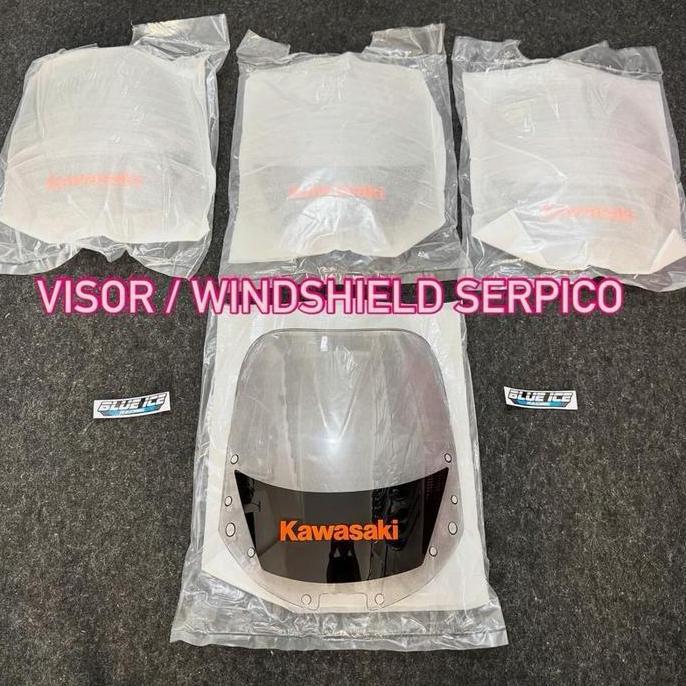 Serpico Visor Windshield Wind Shield Tameng Fairing Kaca Windshield Serpico Kawasaki Serpico Best Se
