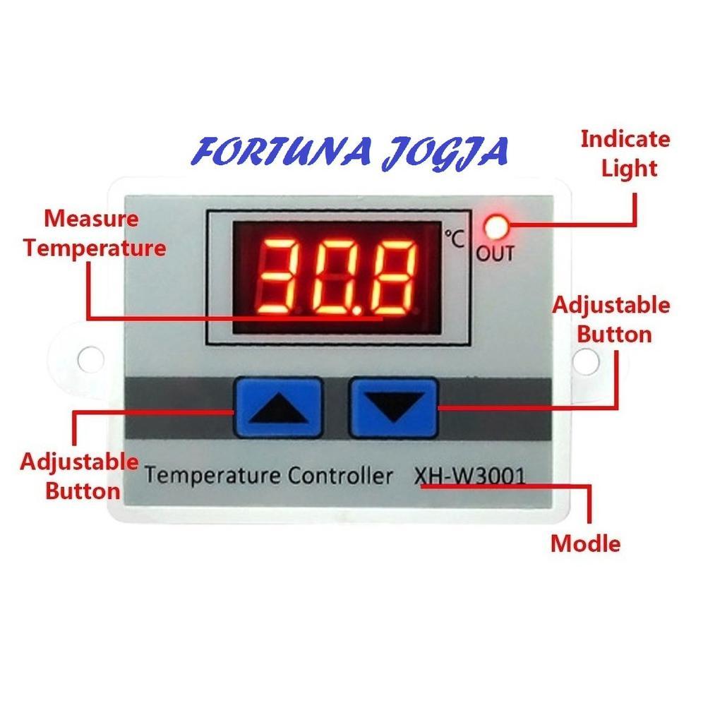 BESTPROMO Termostat Digital AC 220v XH-W3001 / Thermostat Mesin Tetas Telur