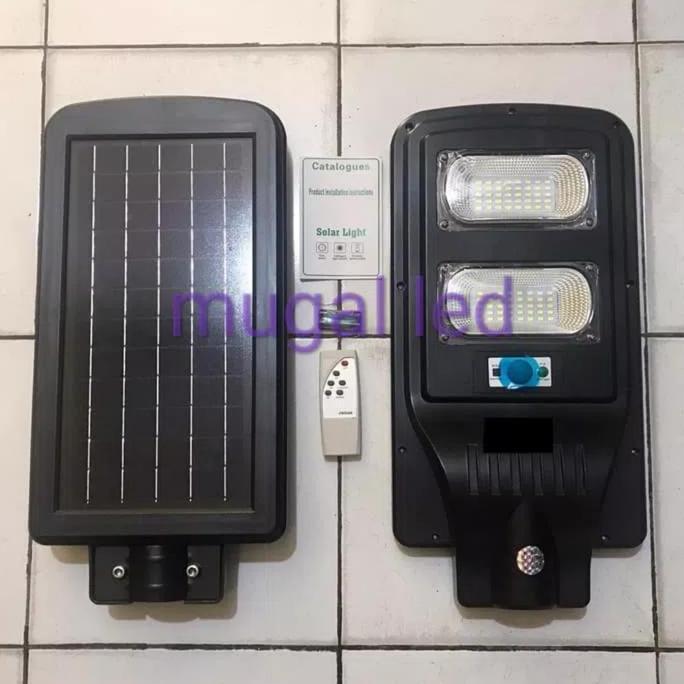lampu solar cell 40 watt kuning / lampu tenaga matahari /lampu pju led Promo