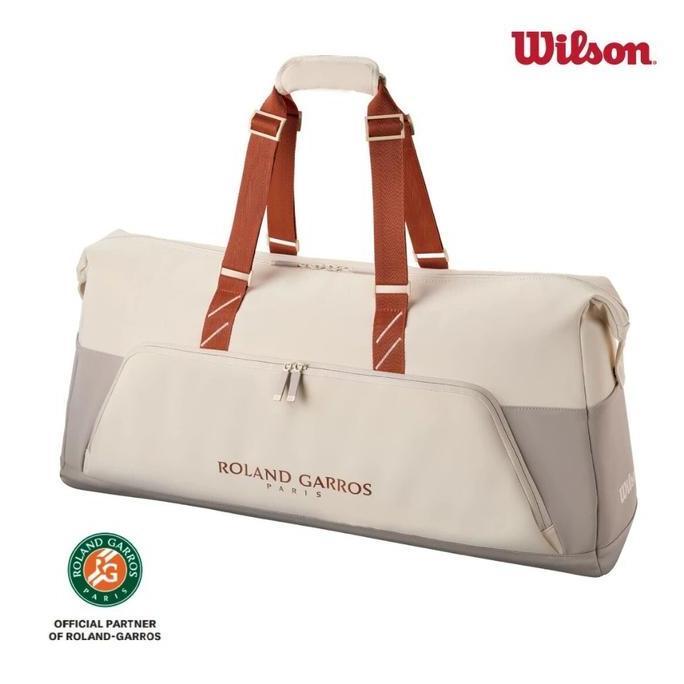 Tas Tenis Wilson Roland Garros 2025 Wilson Duffle Bag 2025 Roland Garros Wilson Duffel Bag 2025 Rola