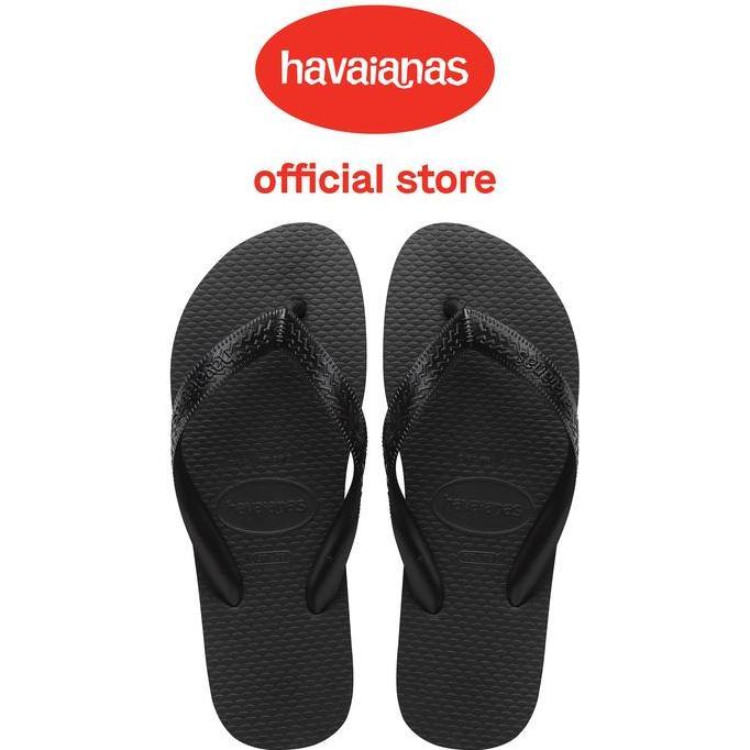 NEW - [ONLINE EXCLUSIVE] Havaianas 0090 Color - Hitam - Sandal Pria Karet Jepit