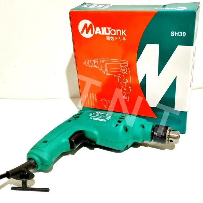 Yourpw- Bor Listrik 10 Mm Sh 30 Mesin Bor Tangan Mailtank Sh 30 Drill Mailtank