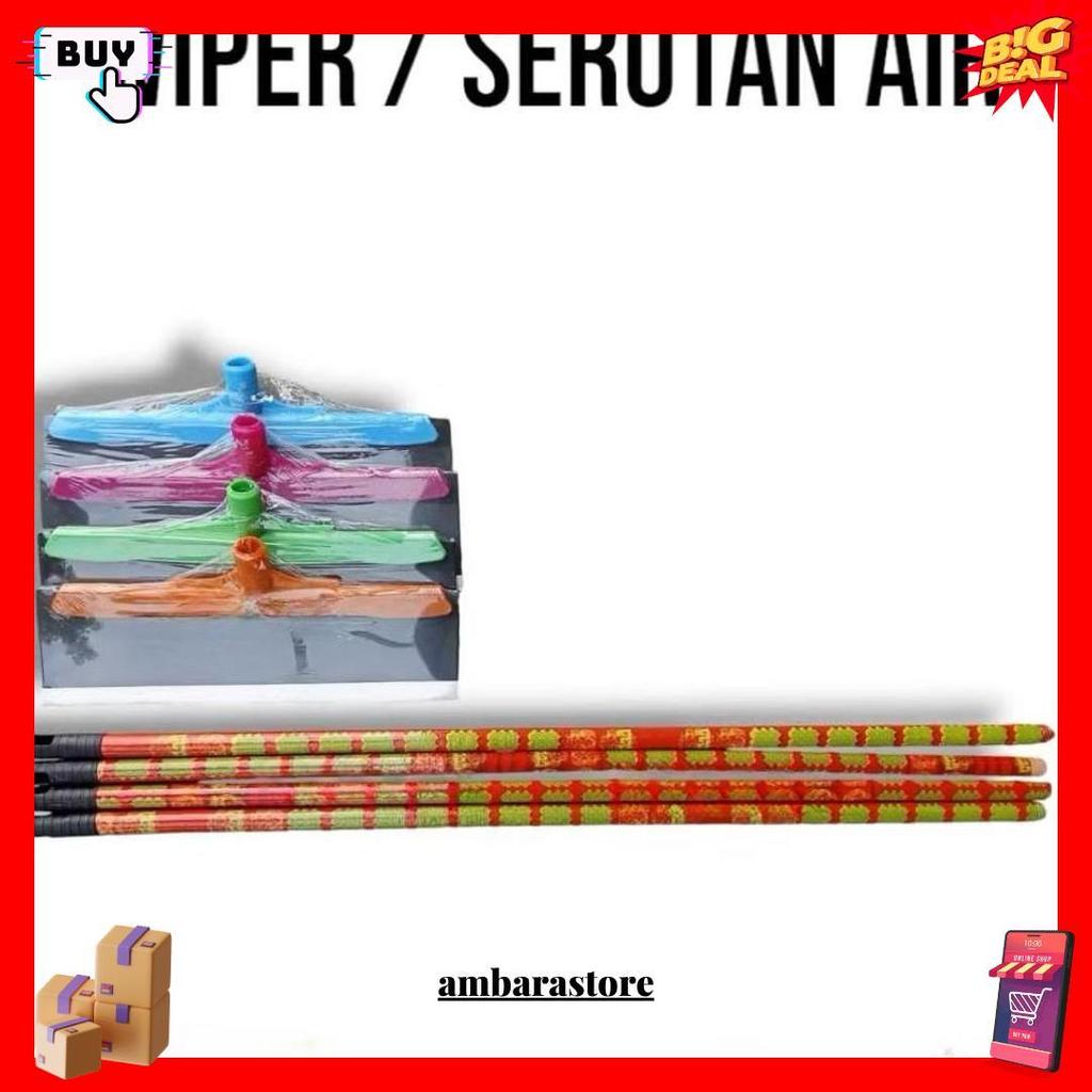 Wiper Lantai Karet Serok Air Pel Karet Lantai Pelan Wiper Pembersih Lantai Basah Terlaris