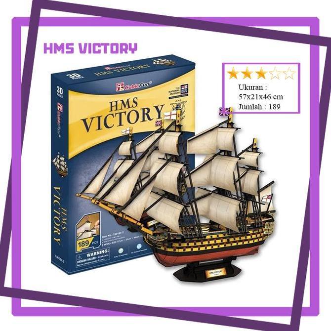 putusetiawan898 - cubicfun hms victory xl | puzzle kapal perang 3d
