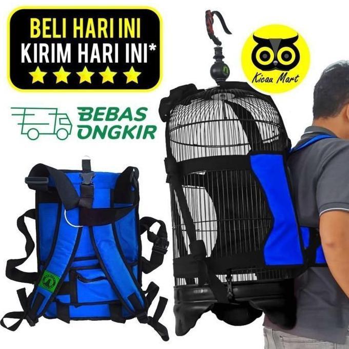 TERMURAH - Tas gendong sangkar burung multifungsi grade B tas sangkar murai kacer