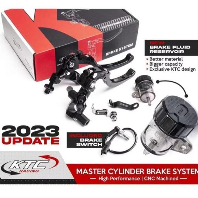 MASTER REM KOPLING FULL SET CNC KTC UP 105 17MM ORIGINAL KTC MASTER REM KOPLING KTC UNIVERSAL MATIC 