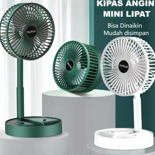 New [Bisa Cod] Kipas Angin Lipat / Kipas Meja / Kipas Angin Portable Putar 180 Portable Mini Fan Rec