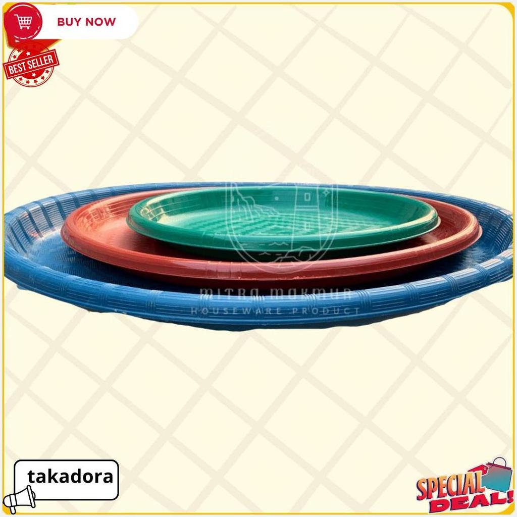 Tampah Bulat Plastik Wadah Nasi Kebuli Wadah Tumpeng Hajatan Terlaris