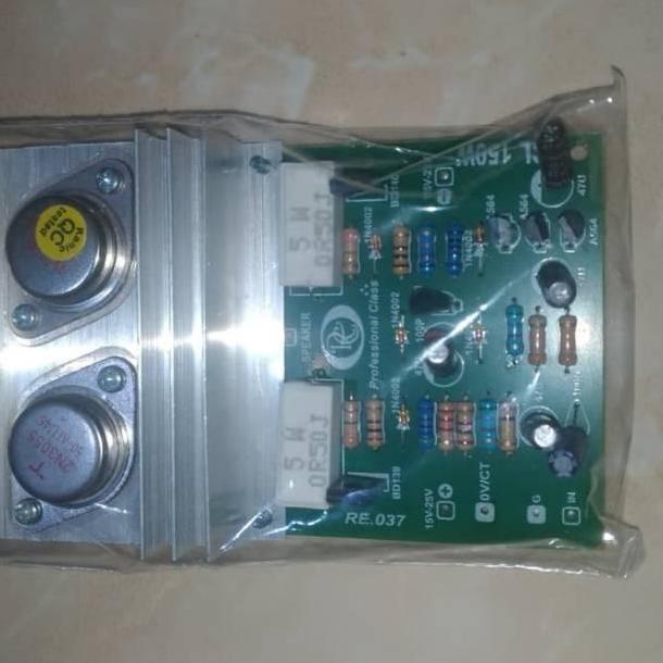 Expert- Kit ocl mono 150 watt jengkol 2n3055 mj2955 ( 340 )