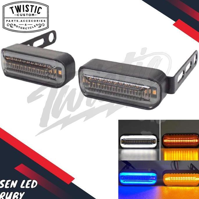 sabarshopss - lampu sen sein led ruby motor universal custom