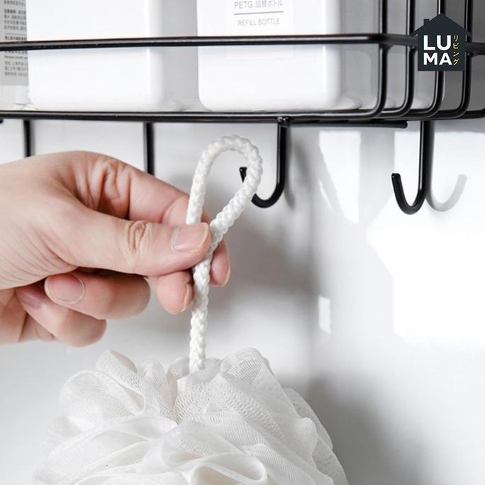 Murah Rak Besi Tempel Dinding Dapur Penyimpanan Bumbu Saus Kecap Kitchen Storage Anti Karat Serbagun