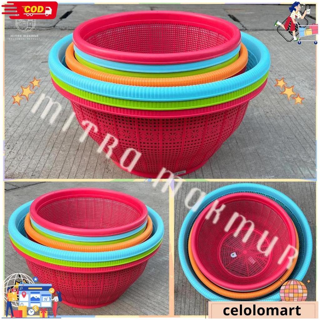 Lion Star - Baku Nasi Plastik Wakul Cengkeh Plastik Tempat Nasi Bakul Nasi Bw-7 Siap Kirim