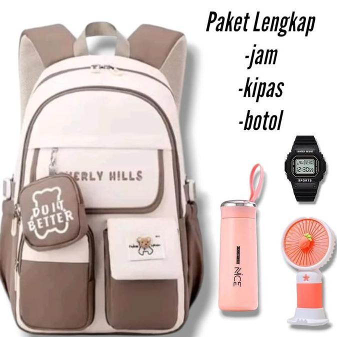 Kyut- Tas Ransel Anak Perempuan Tas Multifungsi Tas Sekolah Model Terbaru Zaman Sekarang Tas Sd Smp