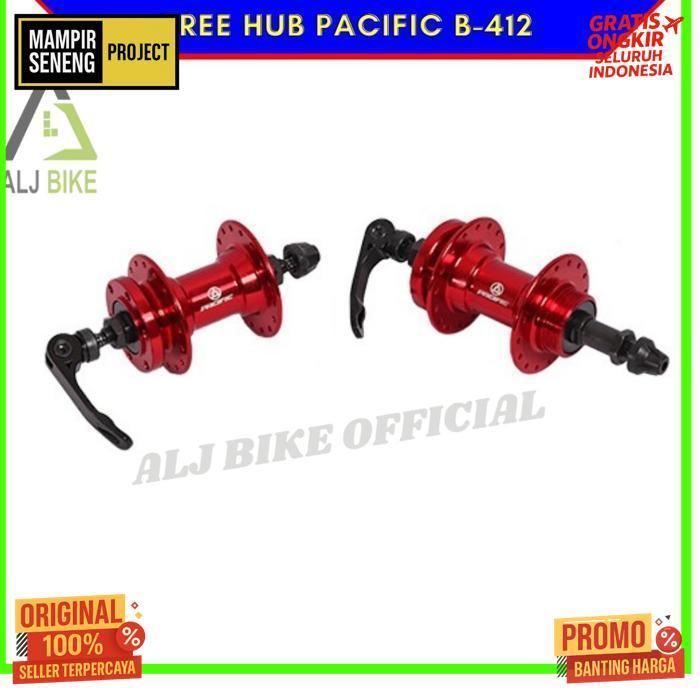 Murah Freehub Drat Ulir 36H Pacific Hub Sepeda 36 Hole Mtb Minion Seli Lipat Folding Alloy