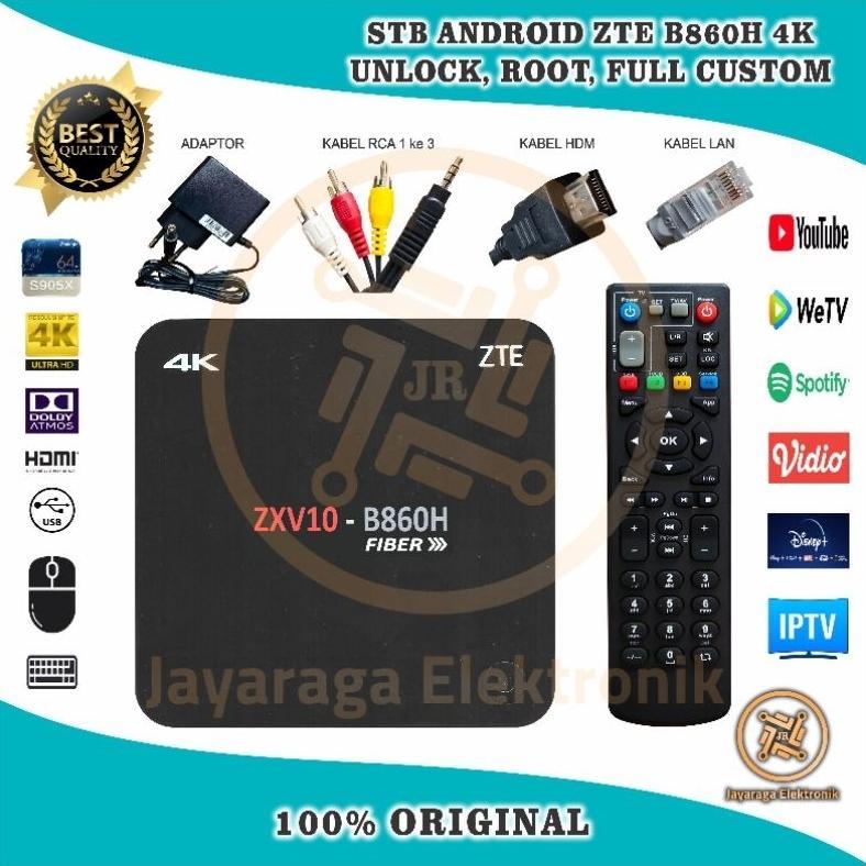 BIG SALE STB Android Smart TV Box B86OH 4K Hybrid Full Root Full Custom Full Fitur | Mengubah tv jad