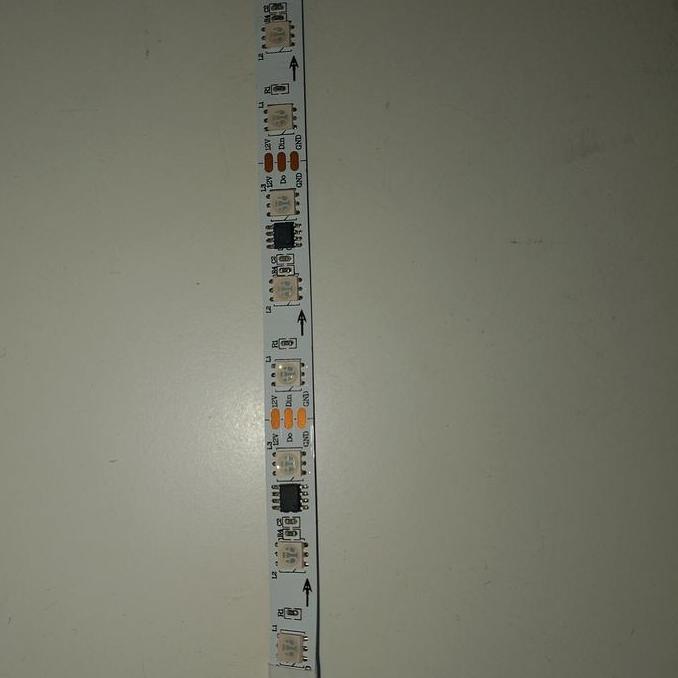 LED strip  WS2811LED strip 300 LED 5 meter PCB putih