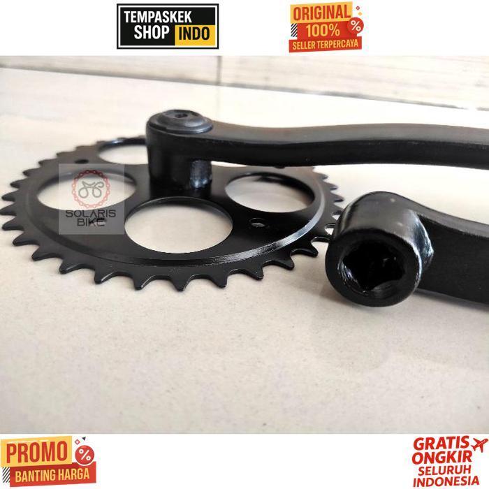 Original Crank Gir Tengah Single Sepeda Mini Ctb Mtb 36T -165