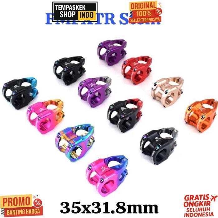Murah Fmfxtr Stem Pendek 31.8 X 35Mm Clamp Oversize 31.8Mm Alloy Sepeda Mtb Warna Colorful Ringan Ku