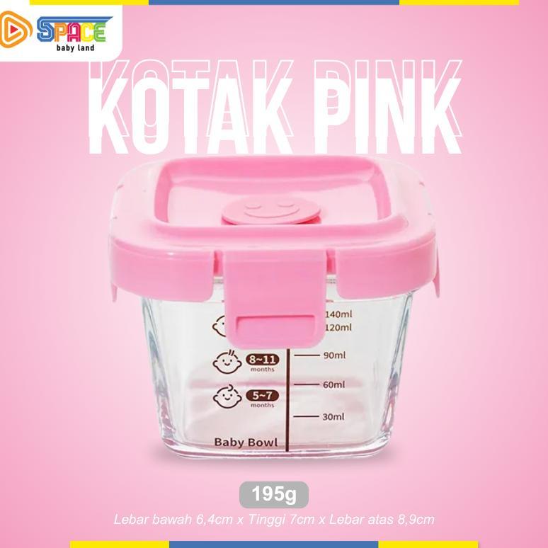 Sale Peralatan Makan Bayi Tempat Mpasi Anti Tumpah Tempat Makan Bayi Kontainer Kaca Wadah Snack Mpas