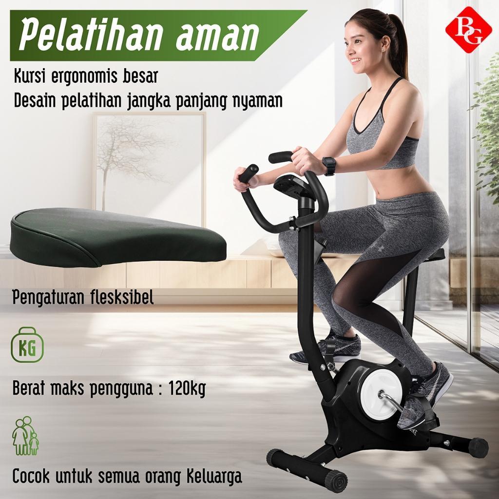 Sepeda Statis Lipat Portable Gym Spinning Bike Alat Olahraga Gym Rumahan