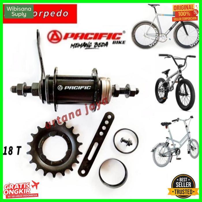 Termurah Rem Torpedo Hub Sepeda Fixie Bmx 36H 18T Pacific Torpedo