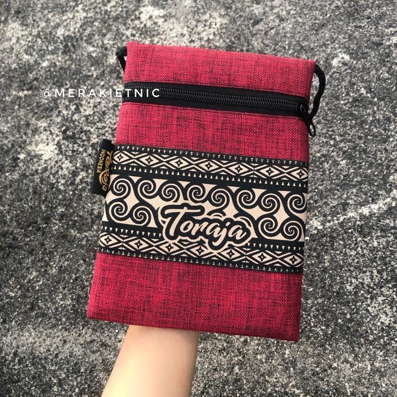 New Deals Tas Selempang Toraja Kecil Tebal Slingbag Amelia Art