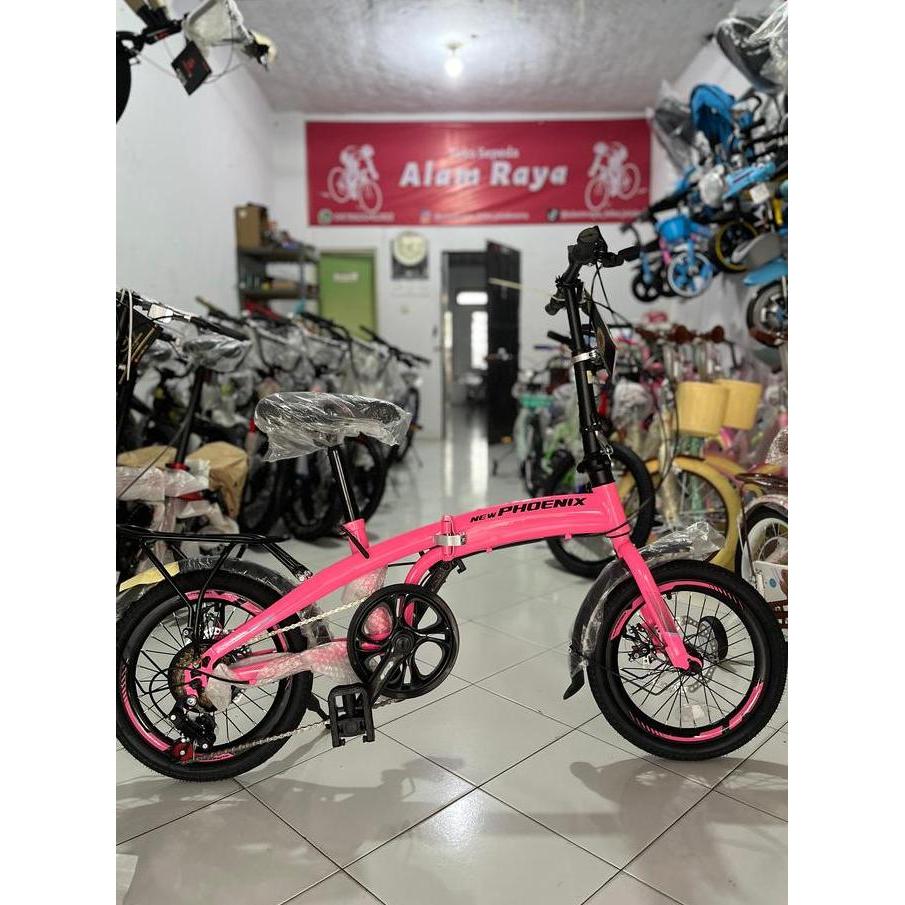 Terlaris Sepeda Lipat 16' New Phoenix 6656 7Speed