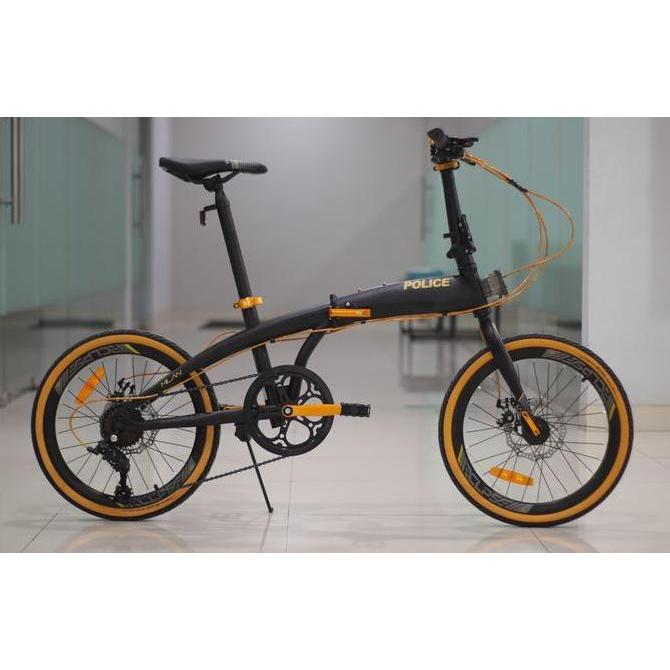 Terlaris Sepeda Lipat Element Police Milan 20Inch New 2021 Folding Bike Garansi