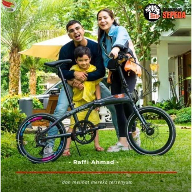 Terlaris Sepeda Lipat Element Police Milan Rans 2021 Raffi Achmad Nagita Gen2