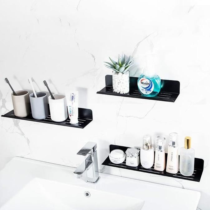 new Aksesoris Kamar Mandi Rak Dinding Rak Cermin Rak Toilet Organizer