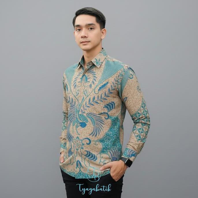 Kemeja Batik Slimfit Lapis Furing Premium 0248 Tyaga Batik
