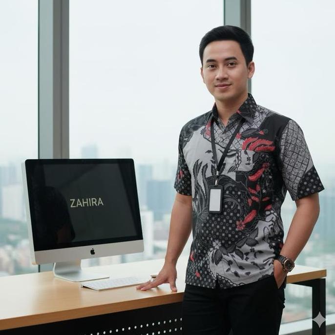 Batik Zahira 100 4 Baju Kemeja Batik Lengan Pendek Pekalongan Baju Motif Pria Seragam Dewasa Cowok K