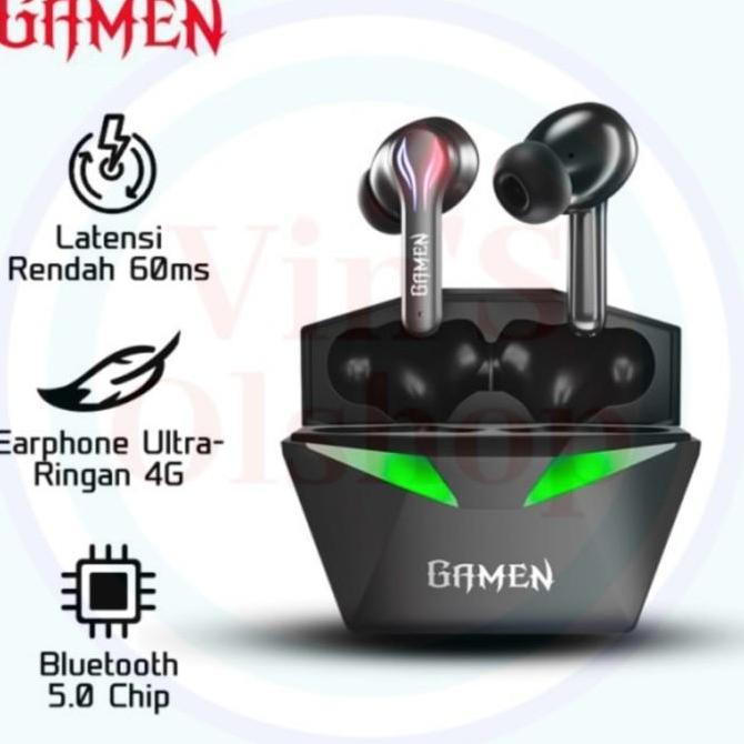 Gaming TWS Gamen Sirens 2 Bluetooth 5.0 Resmi/Headset Gaming Bluetooth