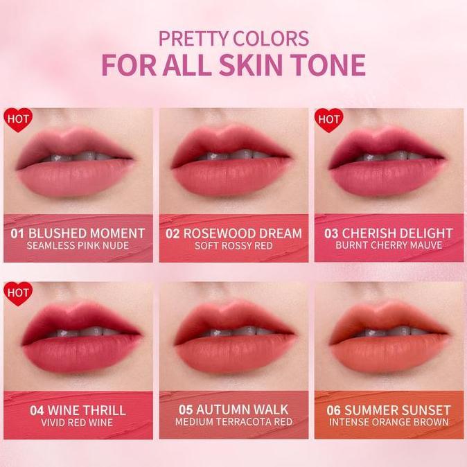 BEST PAIRBNB Barenbliss Best Ombre Lip Tint + Lip Velvet / Matte Tint