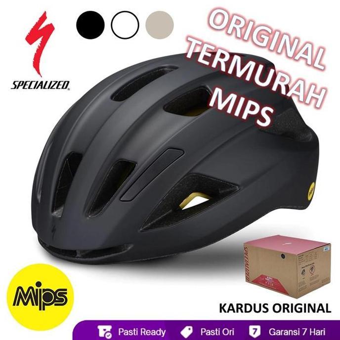 Terlaris Specialized Align Ii Mips Road Helmet Asian Fit Round Shape Unisex Original Helm Roadbike O