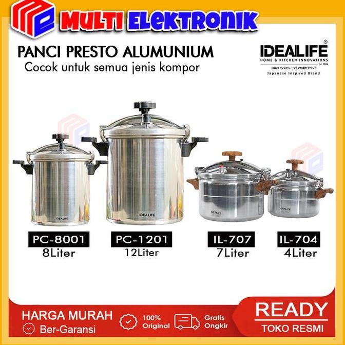 Panci Presto Idealife Pressure Cooker Original Promo
