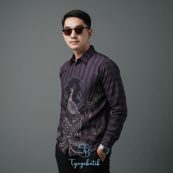 Kemeja Batik Pria Lapis Furing Premium 1041 Tyaga Batik