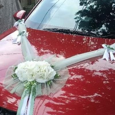 BUNGA MOBIL PENGANTIN SIAP PAKAI DAN MURAH / Hiasan MEWAH  MOBIL PENGANTIN /READY STOCK