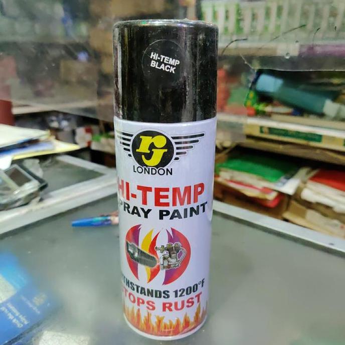 Wutwut- Hi Temp Rj Cat Semprot Anti Panas Hi-Temp Rj London 1200F 400 Cc