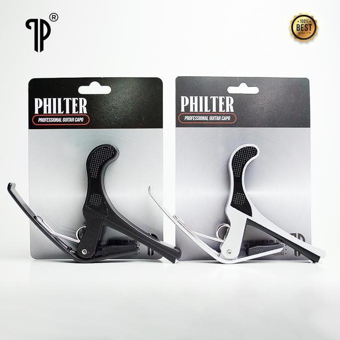 Penjepit Gitar Capo Gitar Bahan Besi Philter Original Professional Capo