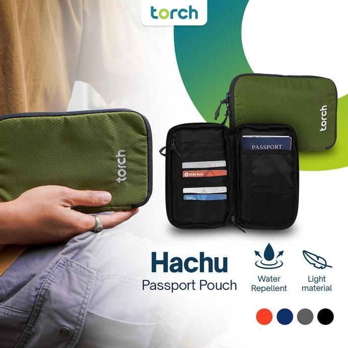 Bag- Torch Dompet Kartu - Wallet Pasport Pouch Clutch Card Holder Hp Hachu