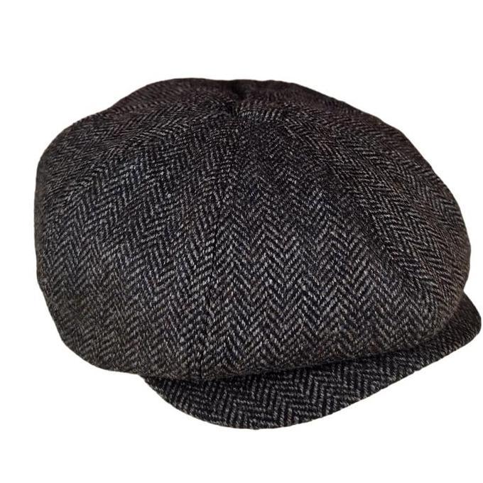 Topi newsboy cap wool topi klasik premier